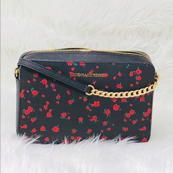 Nwt Michael Kors Jet Set item messenger crossbody - Picture 4 of 8